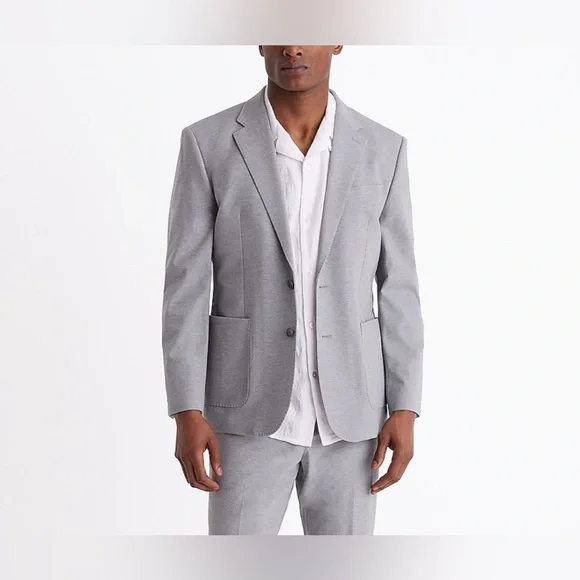 Veste Costume Express Taille 8 Gris - Occasion Très Bon État - Portée Une Fois